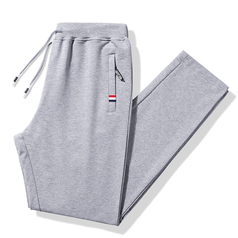 Men's Sweatpants Big Size Large 5xl Sportswear Elastic Waist Casual Cotton Track Pants Stretch Trousers Male Black Joggers 8XL