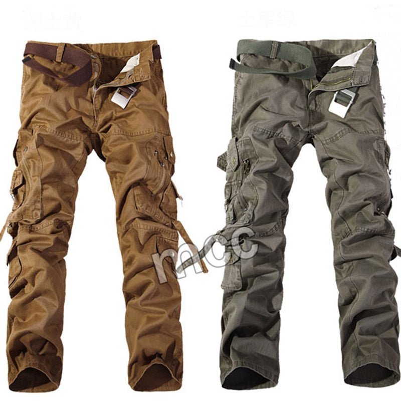 Military Tactical pants men Multi-pocket washed overalls men loose cotton pants male cargo pants for men trousers,size 28-42 Foreverking Military Tactical pants men Multi-pocket washed overalls men loose cotton pants male cargo pants for men trousers,size 28-42 Foreverking
