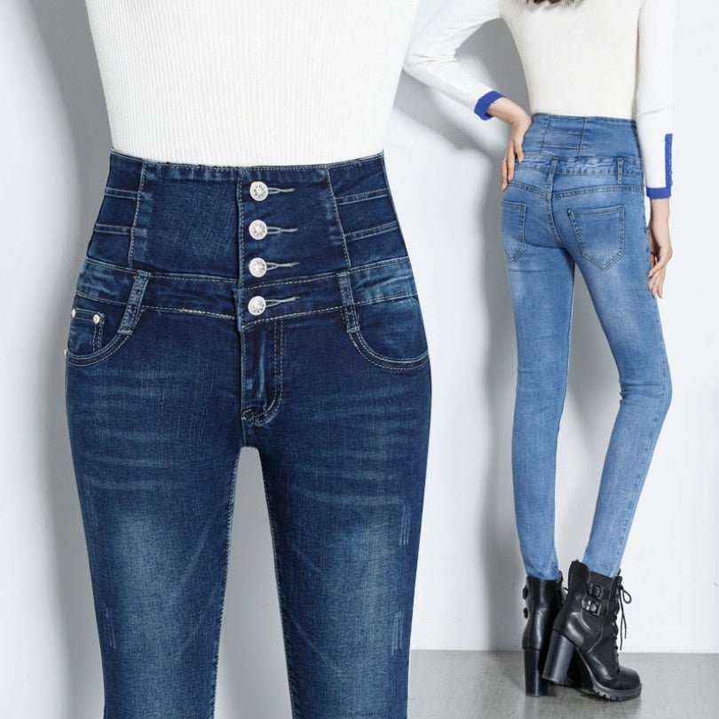 Womens skinny Jeans High Waist Fashion Slim Denim Long Pencil Pants Woman Jeans Camisa Feminina Lady Fat Trousers Clothes 34 36 Womens skinny Jeans High Waist Fashion Slim Denim Long Pencil Pants Woman Jeans Camisa Feminina Lady Fat Trousers Clothes 34 36 Foreverking