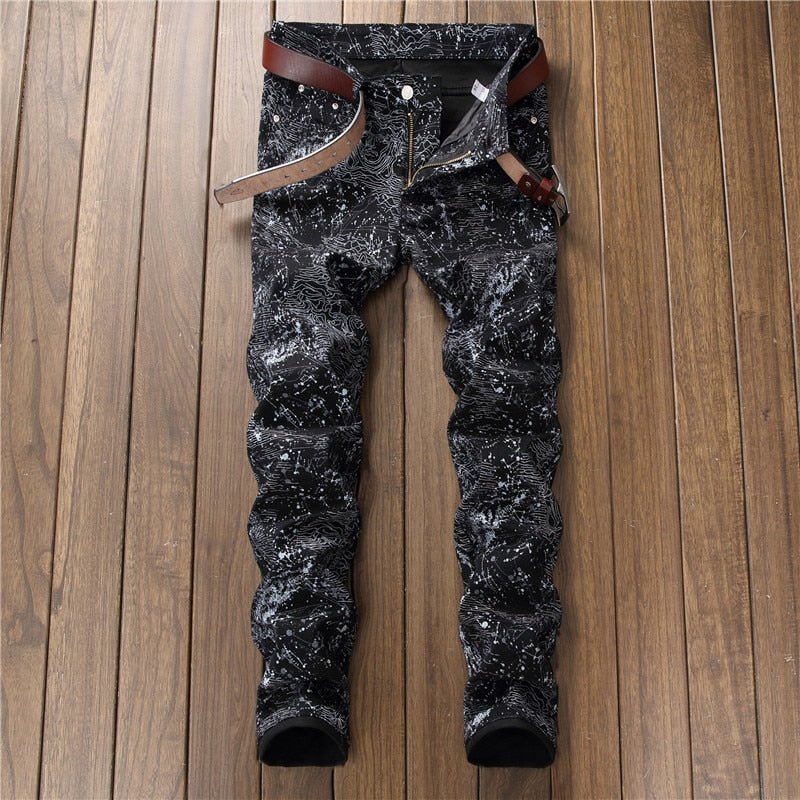 New Fashion 2022 AUTUMN Spring Hole Jeans Men&#39;s Ripped Skinny Biker Destroyed Denim Trousers New Fashion 2022 AUTUMN Spring Hole Jeans Men&#39;s Ripped Skinny Biker Destroyed Denim Trousers Foreverking