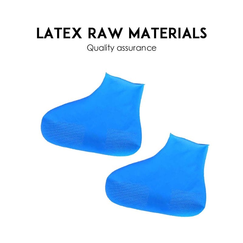 2021New Rain Boots Waterproof Shoe Cover Silicone Unisex Outdoor Waterproof Non-Slip Non-slip Wear-Resistant Reusable Shoe Cover Foreverking