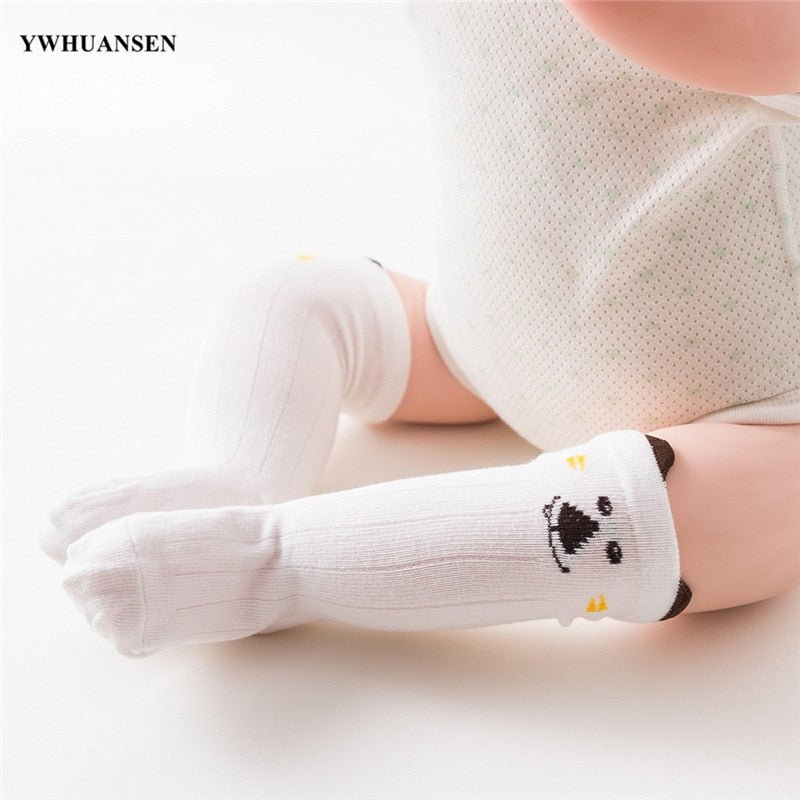 1 Pair 0 to 24M Cute Fox Baby Sock Non Slip With Grips Cotton Long Socks For Infant Girls Boys Newborn Knee High Socks 2020