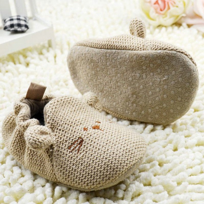 Infant Toddler Kids Shoes Baby Knit Soft Crib Shoes born Boy Girl Cartoon Shoes