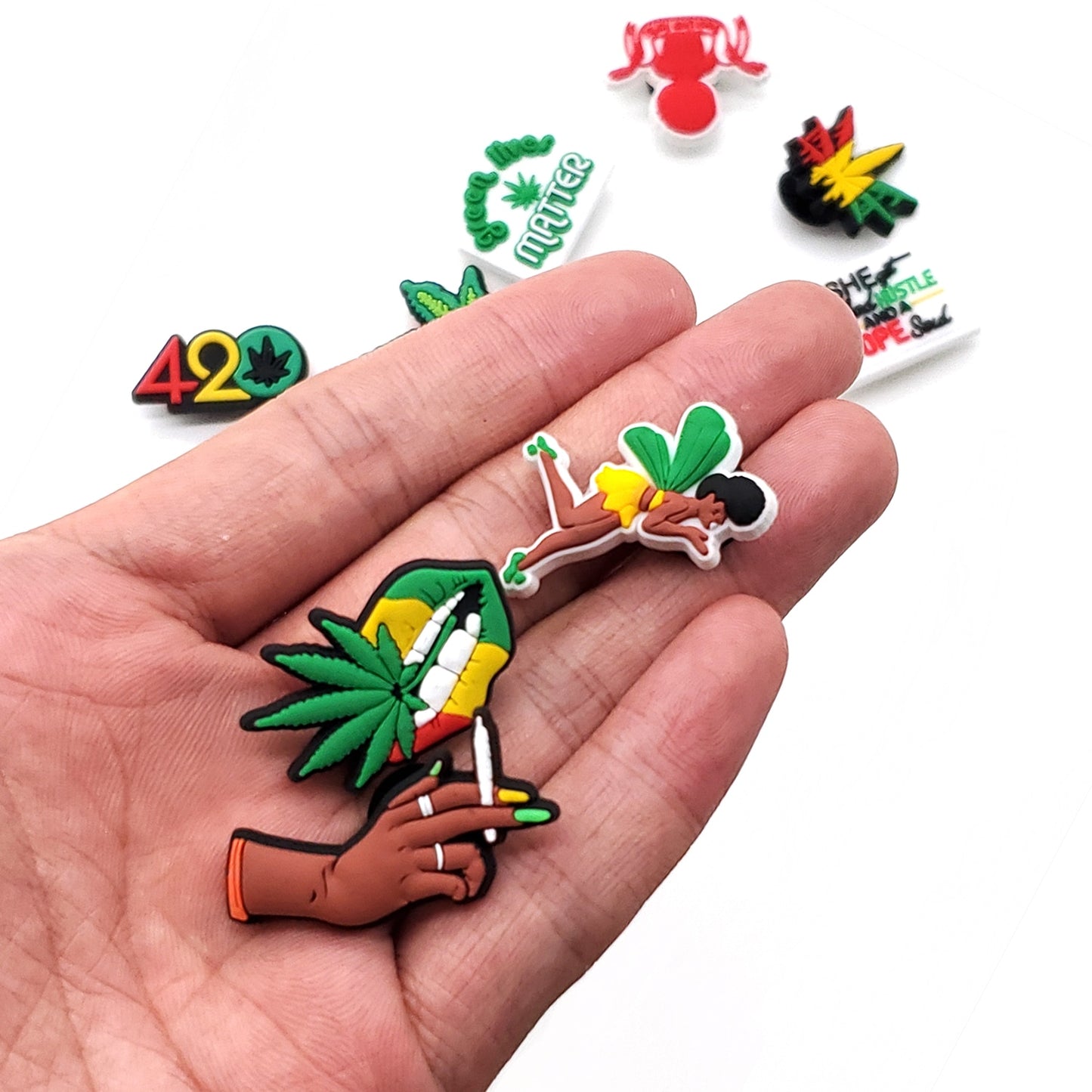 Hot 1pcs green leaf PVC Shoe Charms Funny DIY Weed Shoe Aceessories Fit croc Sandals Decorations Unisex adult X-mas Gifts jibz Hot 1pcs green leaf PVC Shoe Charms Funny DIY Weed Shoe Aceessories Fit croc Sandals Decorations Unisex adult X-mas Gifts jibz Foreverking