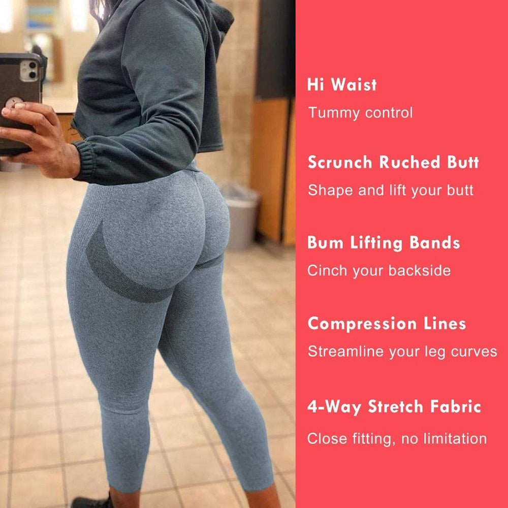 Sport Leggings Women Seamless Yoga Pants Stretchy High Waist Compression Tights Push Up Running Gym Fitness Leggings Sport Leggings Women Seamless Yoga Pants Stretchy High Waist Compression Tights Push Up Running Gym Fitness Leggings Foreverking