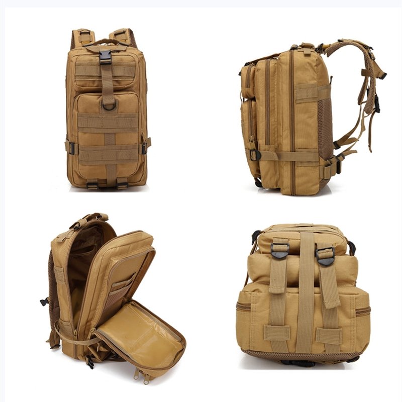 25/26L Oxford Tactical Backpack Military 25/26L Oxford Tactical Backpack Military Backpack Waterproof Army Rucksack Outdoor Camping Hiking Fishing Hunting Bags Foreverking