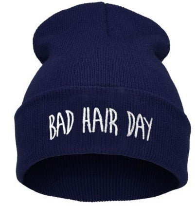 Fall Winter Fashion Bad Hair Day Hiphop Caps Knit Beanie Hat For Women Men Black Gray Blue Pink NEON YELLOW GREEN Fall Winter Fashion Bad Hair Day Hiphop Caps Knit Beanie Hat For Women Men Black Gray Blue Pink NEON YELLOW GREEN Foreverking