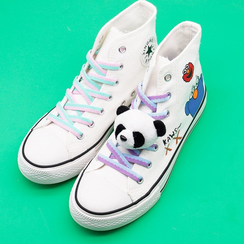 Cute Cartoon Panda Plush Doll Sneakers Charms Cute Cartoon Panda Plush Doll Sneakers Charms for Converse Fashion Accessories Charms Shoes Decorations Foreverking