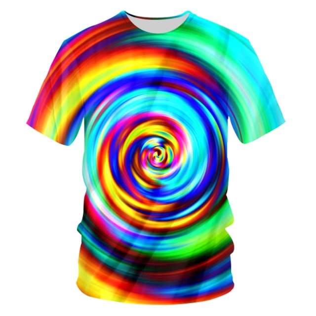 Trippy Summer Top Fashion Clothes Hip Hop Printed Elephant Psychedelic Tees freeshipping - Foreverking