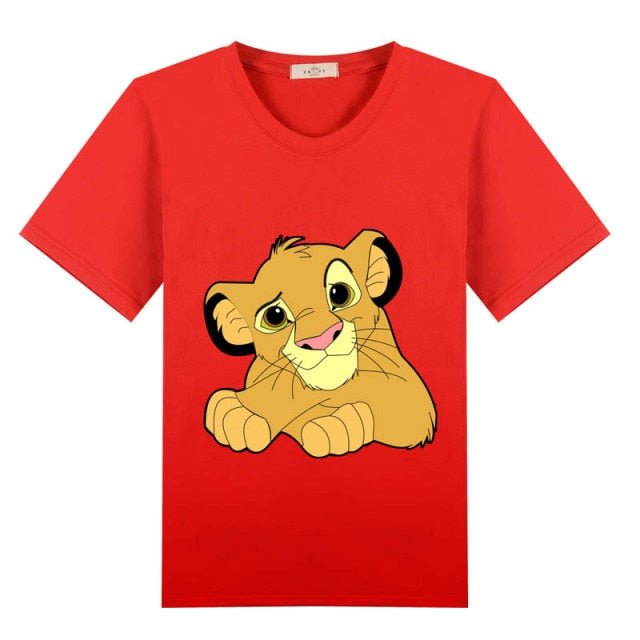 10 colors boys and girl 100% Cotton lion king  T Shirts Clothes Summer Tops freeshipping - Foreverking