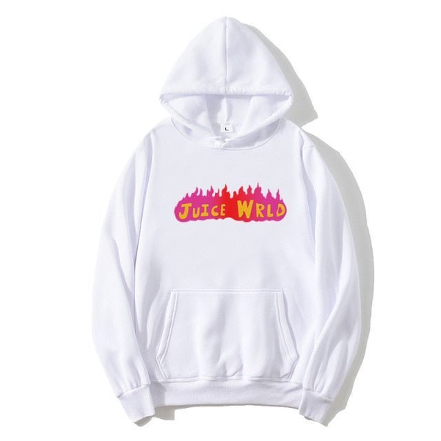 2022 Explosion Red Flame J UICEWrld Hooded Sweatshirt Juice Wrld Juice Wrld Juicewrld Trap Rap Rainbow Trouble Juice World freeshipping - Foreverking