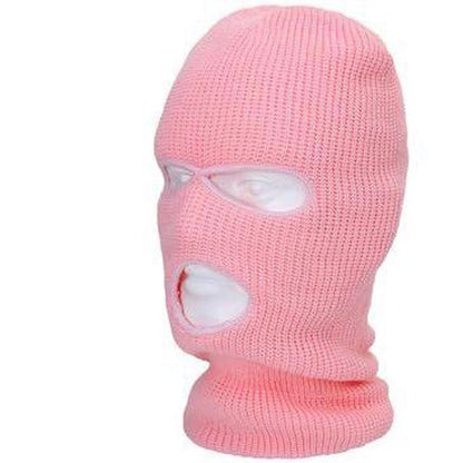 Full Face Cover Ski Mask Hat 3 Holes Balaclava Mask Army Tactical CS Windproof Knit Beanies Bonnet Winter Warm Unisex Caps freeshipping - Foreverking