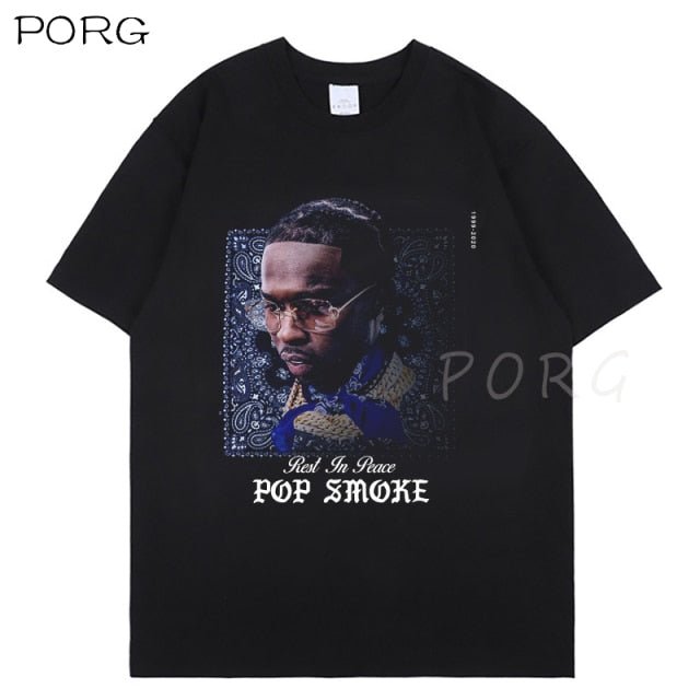 Pop Smoke T- Shirt Men Hip Hop Streetwear Snoop Dog 2pac Lil Peep Vintage T Shirt  Casual Short Sleeve Tee Shirts freeshipping - Foreverking