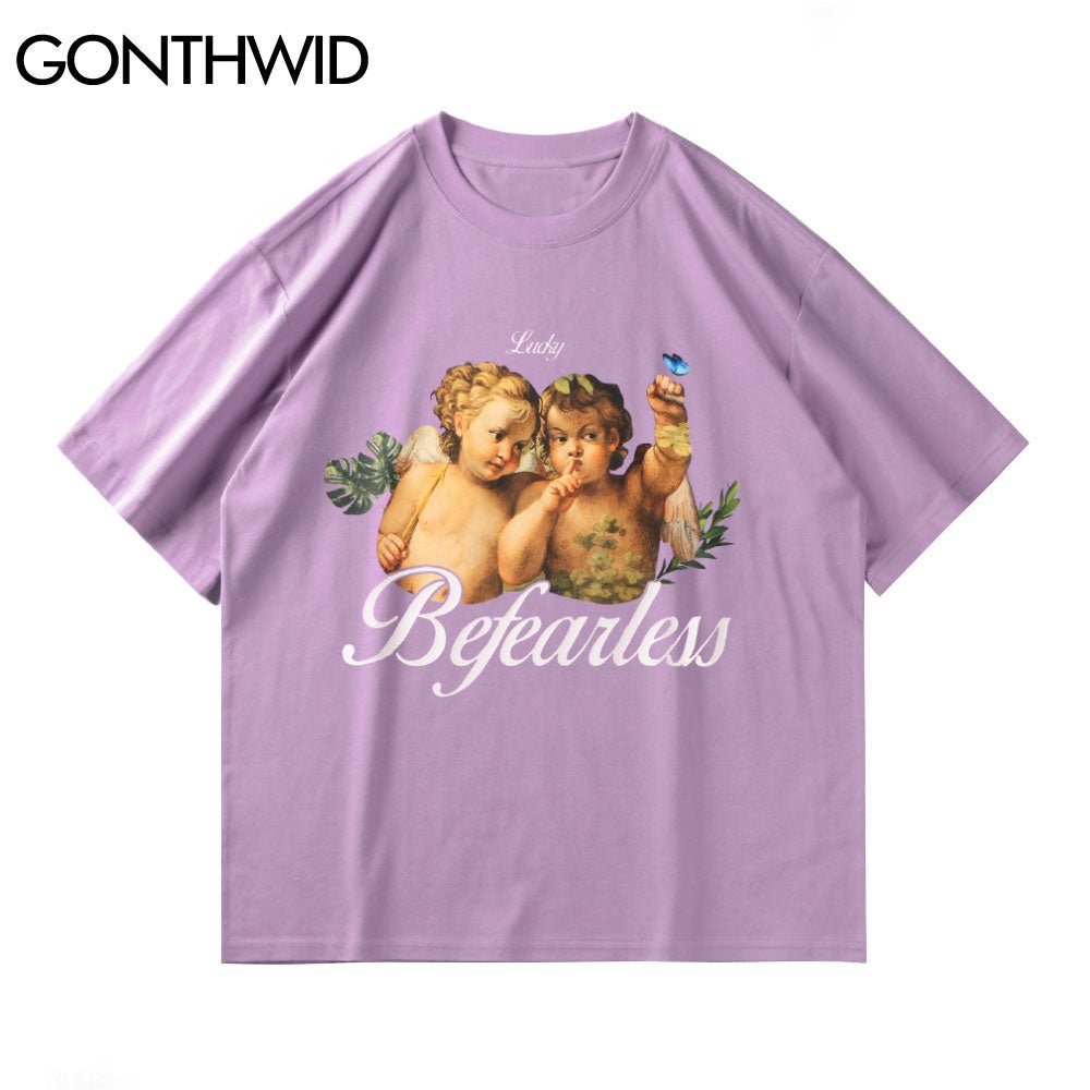 GONTHWID T-Shirts Angels Butterfly Cotton Tshirts Streetwear Mens Hip Hop Fashion Short Sleeve Tees Summer Loose Tops GONTHWID T-Shirts Angels Butterfly Cotton Tshirts Streetwear Mens Hip Hop Fashion Short Sleeve Tees Summer Loose Tops Foreverking