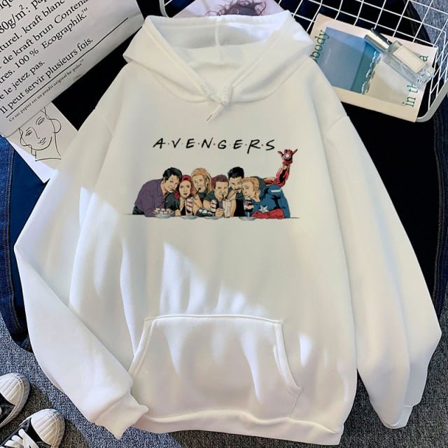 Disney  Avengers Funny Cartoon Unisex Hoodies Men Graphic Vintage Cool Anime Sweatshirt 90s Hip Hop Streetwear Hoody Male freeshipping - Foreverking