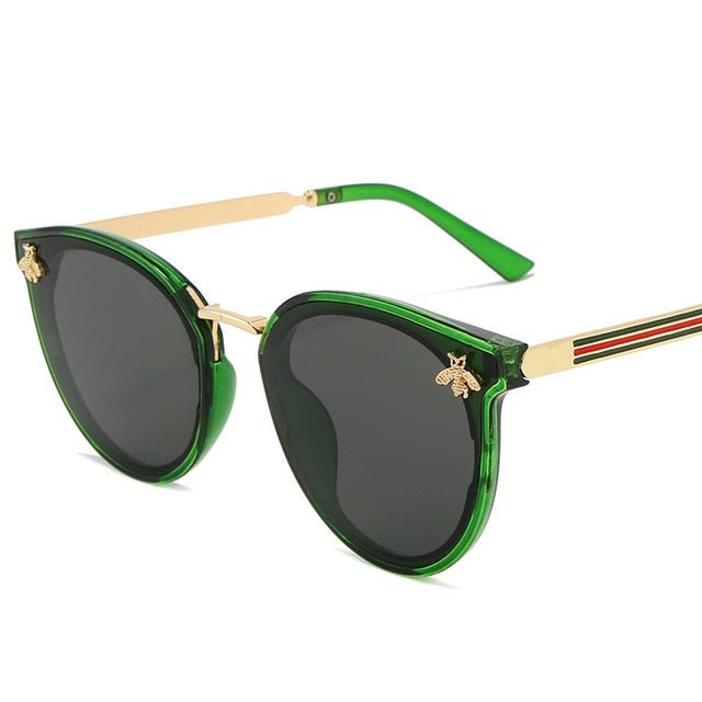 2022 luxury Little bee Fashion for women Sunglasses Men Square Brand Design Sun Glasses Oculos Retro male iron UV400 freeshipping - Foreverking