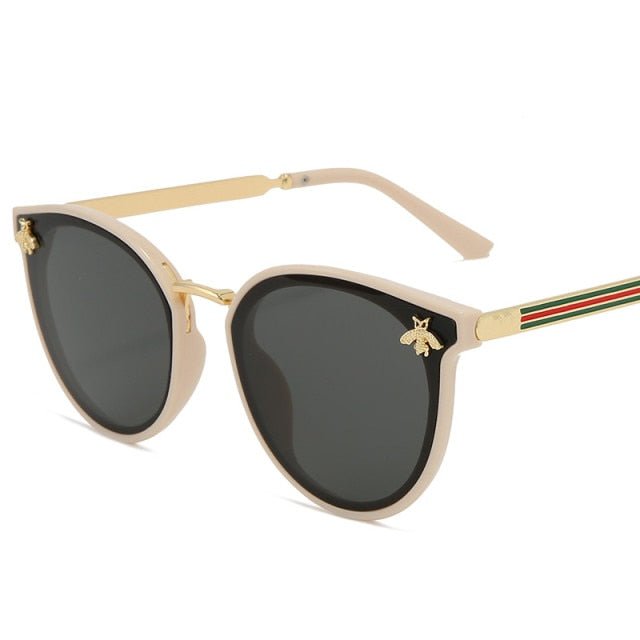 2022 luxury Little bee Fashion for women Sunglasses Men Square Brand Design Sun Glasses Oculos Retro male iron UV400 freeshipping - Foreverking
