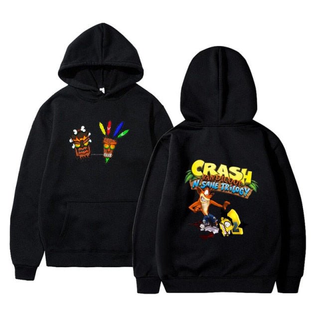 Game Crash Bandicoot Men Women Hoodie Autumn Winter Male Casual Sweatshirts Men&#39;s Hoodies Hip Hop Harajuku Sweatshirt freeshipping - Foreverking