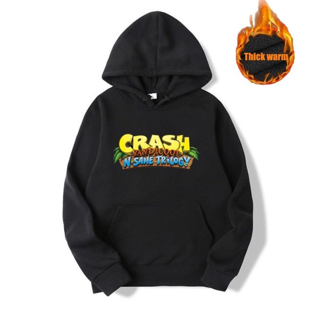 Game Crash Bandicoot Men Women Hoodie Autumn Winter Male Casual Sweatshirts Men&#39;s Hoodies Hip Hop Harajuku Sweatshirt freeshipping - Foreverking