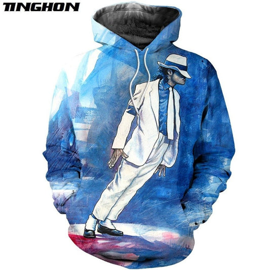 Fashion Men hoodies King of Pop Micheal jackson 3D Print Hoodie Unisex streetwear Hip hop hoody hombre Plus Size 6XL 7XL freeshipping - Foreverking