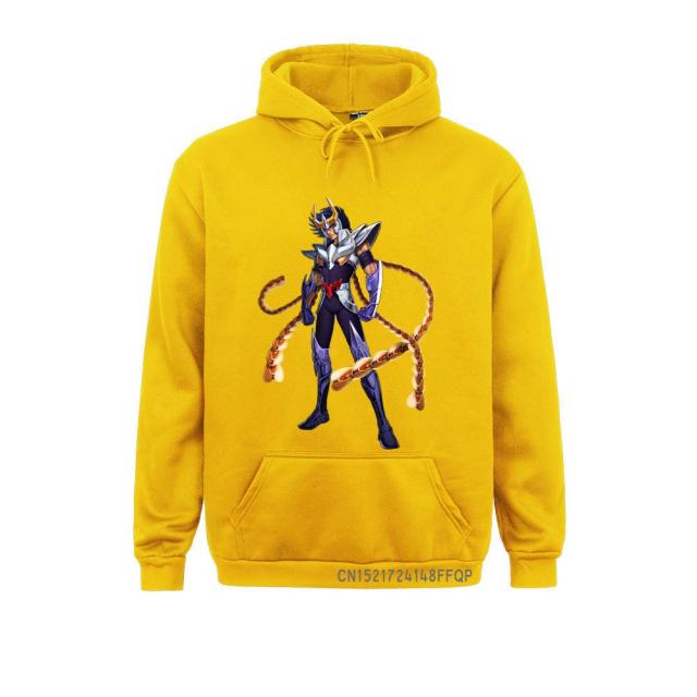 Pullovers Knights Of The Zodiac Saint Seiya 90s Anime Pocket Hipster Hoodies Male Coats Printed Sweatshirts freeshipping - Foreverking