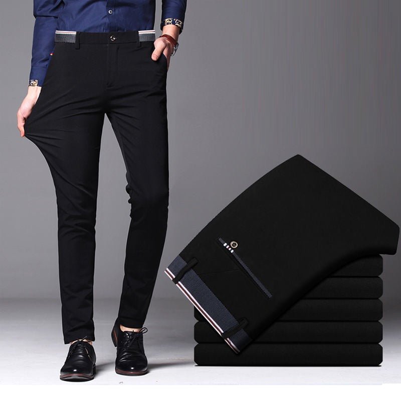 2022 Mens Spring Autumn Fashion Business Casual Long Pants Suit Pants Male Elastic Straight Formal Trousers Plus Big Size 28-40 2022 Mens Spring Autumn Fashion Business Casual Long Pants Suit Pants Male Elastic Straight Formal Trousers Plus Big Size 28-40 Foreverking